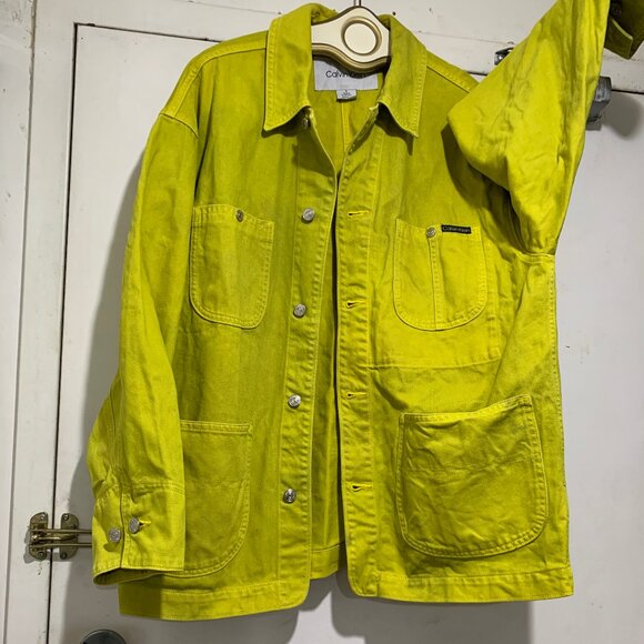 CALVIN KLEIN MILITARY DENIM JACKETS SIZE M - Picture 5 of 12